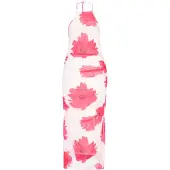 IZIA Vestido rosa / blanco