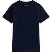 Tommy Hilfiger Camiseta 'Essential Flag Embroidery' navy
