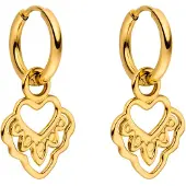 Purelei Pendientes 'Heart' oro