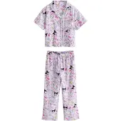 Next Pijama 'Hello Kitty' lavanda / rosé / negro / blanco