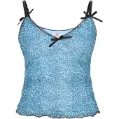 Mymo Top turquesa / negro