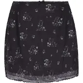 MyMo Pop Falda gris / negro