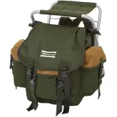 Shakespeare Silla Folding Stool With Back Pack