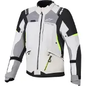 Alpinestars Chaqueta Stella Andes V4 Drystar Ice Gray Dark Gray Bk Yllw Fl, Talla: XXL