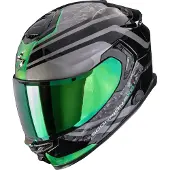 Scorpion EXO-GT SP Air Arten Casco Integral Negro/Verde XL unisex