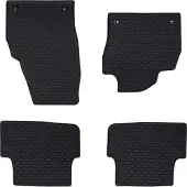 Syfax Alfombrilla de Coche 4 pcs Negro Adecuado para VW POLO 2021-