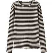 Name it Camiseta 'NKFSuraja' crema / marrón oscuro