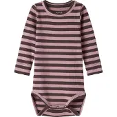 Name it Pijama entero/body 'NBNBANIO' chocolate / rosa