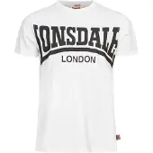Lonsdale Camiseta 'York' gris oscuro / offwhite