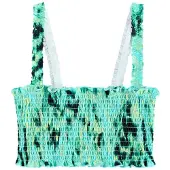 Next Top de bikini turquesa / verde / verde oscuro