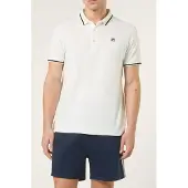 FILA Monza Polo Shirt Egret Talla: M | Polos Outlet | Hombre