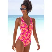 LASCANA Traje de baño naranja / albaricique / melocotón / rosa