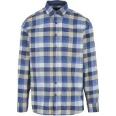 FYNCH-HATTON Camisa beige / azul / azul claro / blanco