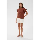 Kaffe Camiseta 'KAErin' marrón