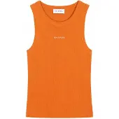 OH APRIL Top 'Dara' naranja / blanco