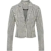 Fransa Blazer 'Noreen' antracita / offwhite