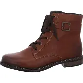 Rieker Botines con cordones cognac