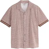 Next Camisa marrón / marrón rojizo / blanco