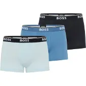 BOSS Calzoncillo boxer marino / azul real / azul claro / negro / blanco