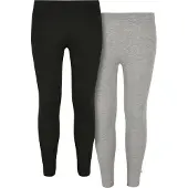 Urban Classics Leggings gris moteado / negro
