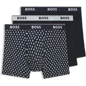 BOSS Calzoncillo boxer 'Power Des' azul / blanco