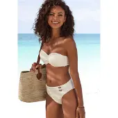 LASCANA Braga de bikini crema