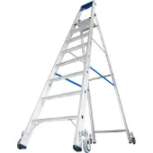 Krause STABILO, escalera de pie escalonada, móvil, con 8 escalones, modelo 124654