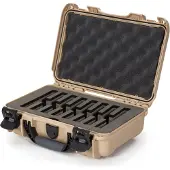 Nanuk 909 maletín con espuma interior para 8 cuchillos, arena