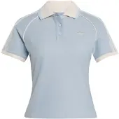 Adidas Camiseta azul pastel / blanco lana
