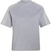 Adidas adidasCAMISETA KIT 3 STRIPES XS Light Grey Heather / Off White Mujer