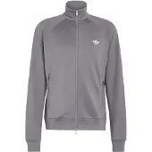 Adidas Originals Sudadera con cremallera 'Trefoil Essentials' piedra / blanco