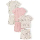 MINOTI Pijama crema / rosa claro