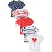 MINOTI Camiseta navy / rojo / blanco