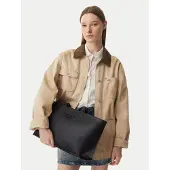 Tommy Hilfiger Shopper 'Essential Textured Logo Tote' negro