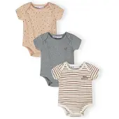 MINOTI Pijama entero/body beige / gris / rojo vino / blanco