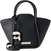 Karl Lagerfeld Bolso de mano 'IKON' negro / blanco