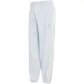 Adidas Pantalón deportivo 'Kit 3-Stripes Loose Cuffed' gris moteado / plata / blanco lana