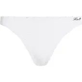 Karl Lagerfeld Braga de bikini ' Strukturierte Bikinihose mit Perlen ' crema