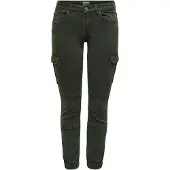 ONLY Pantalón cargo ONLMISSOURI mujer - Kaki - 34