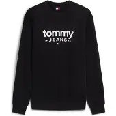 Tommy Hilfiger Sudadera negro / blanco