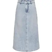 ONLY Falda 'Mindy' azul denim