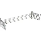 Sauvic Tendedero Extensible De Acero Inoxidable 120 Cm