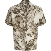 Jack & Jones Camisa 'JJEJeff' antracita / piedra / gris claro