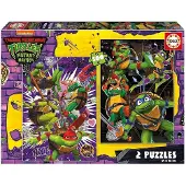 Educa Puzzle Tortugas Ninja 2x500 Piezas