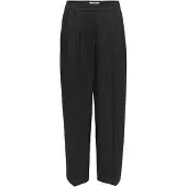 ONLY Pantalón plisado 'ONLREINA' negro / blanco