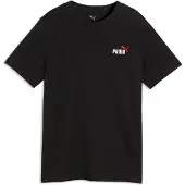 Puma Camiseta 'ESS No. 1' rojo / negro / blanco