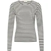 Kaffe Camiseta 'KALiddy' negro / blanco