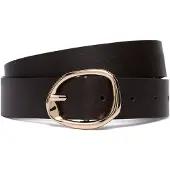 Tommy Hilfiger Cinturón 'Sculpted Buckle' marrón