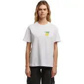 Miss Tee Camiseta 'Limona Vibes' azul real / amarillo / verde / blanco