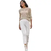 HEINE Pantalón cargo ecru